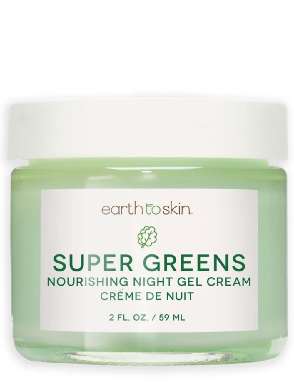 Earth To Skin Super Greens Nourishing Night Gel Cream
